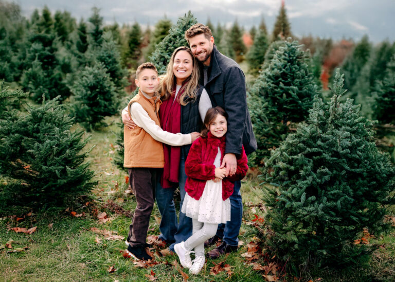 Christmas farm photoshoot